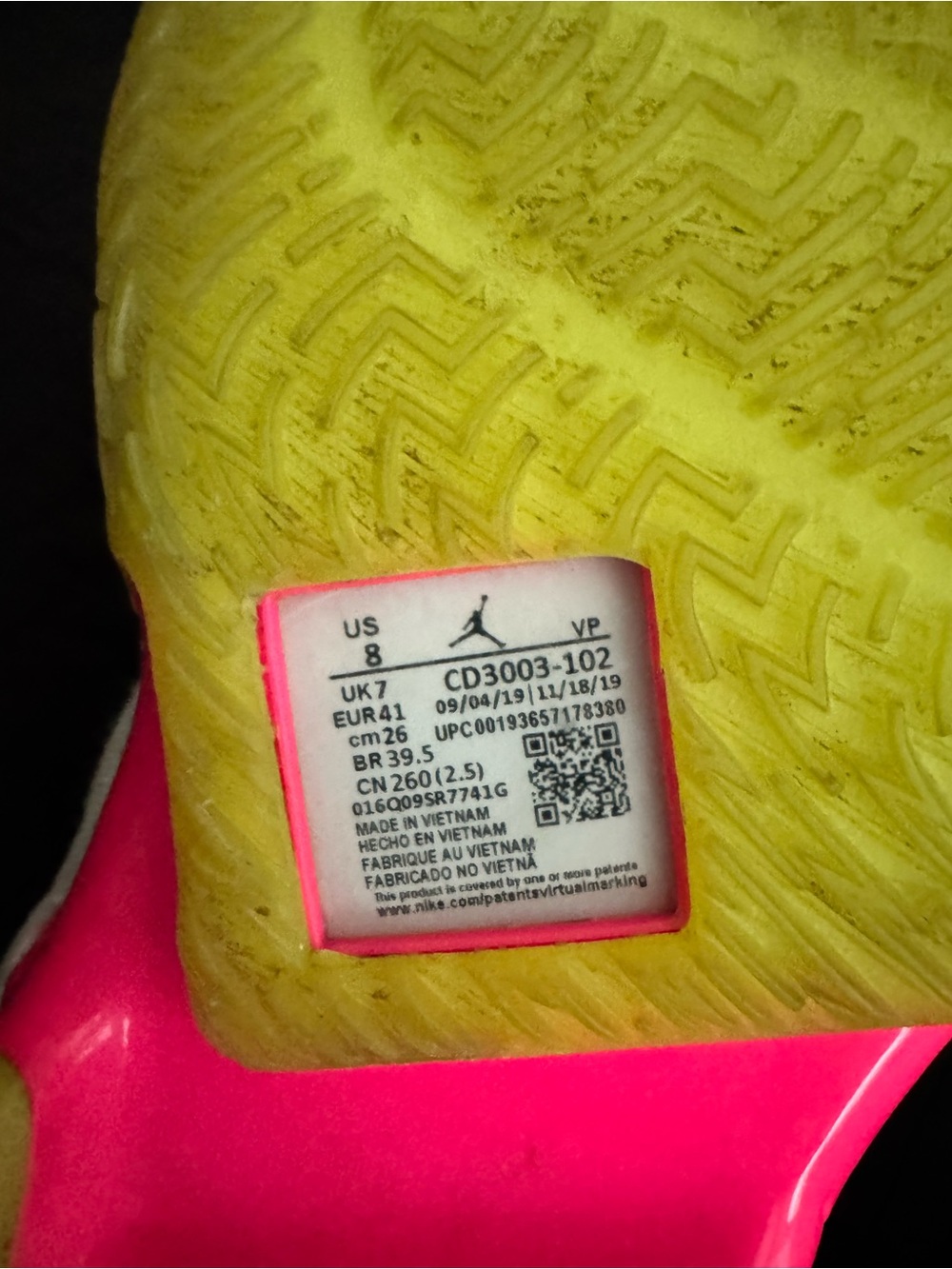 Jordan Why Not Zer0.3 LA Born Men’s 8 - Picture 5 of 6